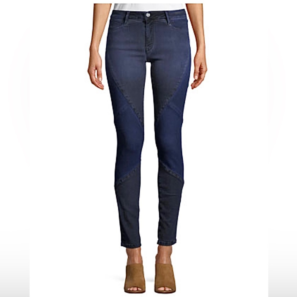 🆕 Brockenbow Magda Mixed-puzzle mid-rise skinny jeans - NEW